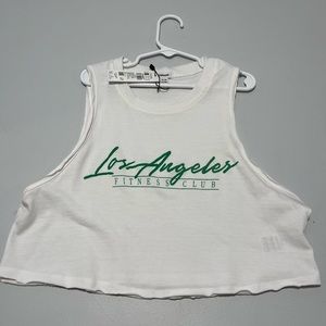 NWT GARAGE- Chopped Boyfriend Tank Top (SIZE XS)